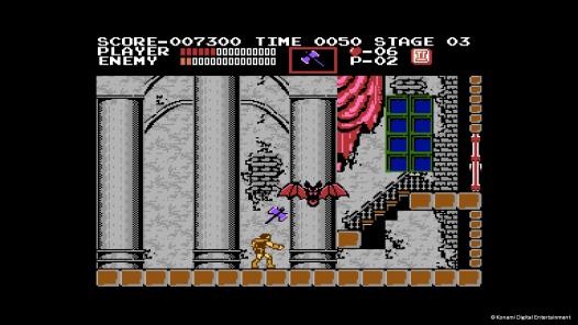 《悪魔城ドラキュラ(Castlevania)》遊戲畫面