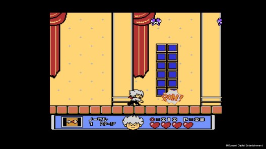 《悪魔城すぺしゃる ぼくドラキュラくん(Kid Dracula)》遊戲畫面